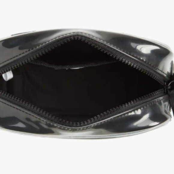 Used UGG Janey II clear sheepskin crossbody bag with multiway strap in black - Picture 6 of 10